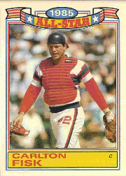 1986 Topps Glossy All-Stars White Stock Baseball Cards     009      Carlton Fisk